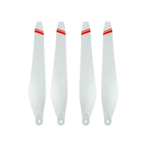 Kopieren von Faltfasern Kunststoff weiß 3411 Paddel CW CCW Propeller kompatibel mit X9 -Stromversorgungsmotor Kompatibel mit 16 kg Landwirtschaftsdrohne(3411 Props 4pcs) von DPLBAZHC