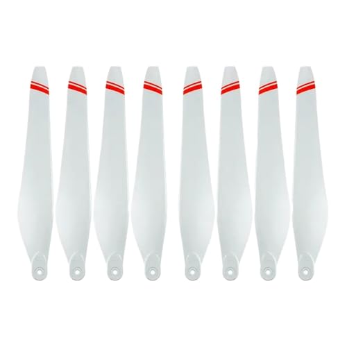 Kopieren von Faltfasern Kunststoff weiß 3411 Paddel CW CCW Propeller kompatibel mit X9 -Stromversorgungsmotor Kompatibel mit 16 kg Landwirtschaftsdrohne(3411 Props 8pcs) von DPLBAZHC