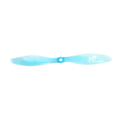 Leichte 3D T8044 -Propeller -Kompatibel mit RC Fixed Flügelflugzeug und Drohnenmotoren(8044Blue) von DPLBAZHC