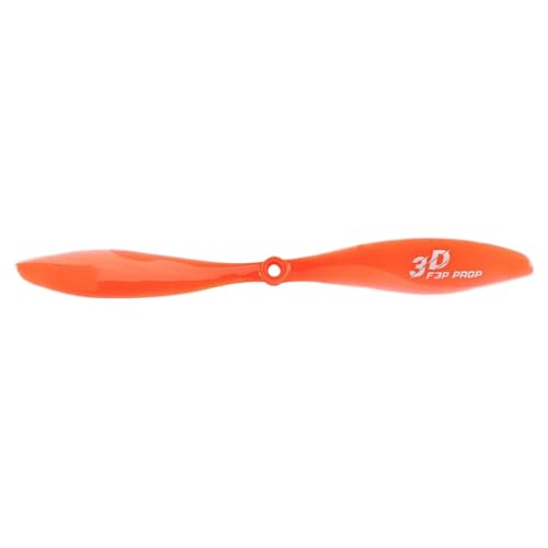 Leichte 3D T8044 -Propeller -Kompatibel mit RC Fixed Flügelflugzeug und Drohnenmotoren(9048Orange) von DPLBAZHC