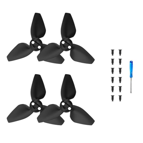 Leichte Ersatz -Propeller Kompatibel mit Neo Farbenfrohe Trible Release Drone Fans 2 Paare(Black) von DPLBAZHC