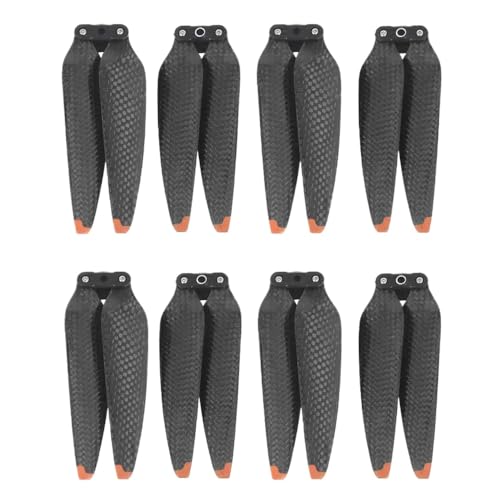Leichte Faltbare 2-Propeller Kompatibel mit kompatible Drohnen Kohlefaser-Requisiten Kompatibel mit Luft 3-Zubehör(8747F Props 8pcs) von DPLBAZHC