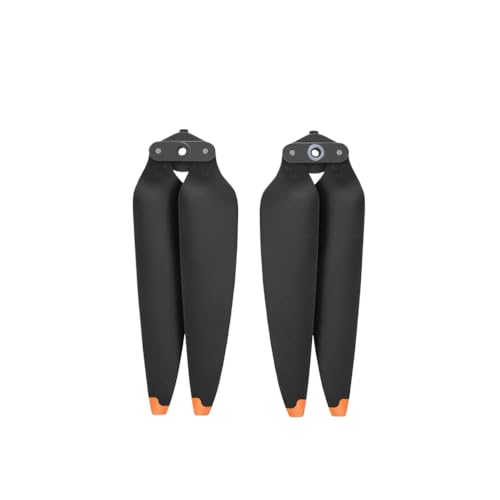 Leichte Propeller mit niedrigem Geräuschersatz Kompatibel mit Luft 3S Air 3 8747f kompatible Drohnenflügelventilatoren Zubehör(1 Pair Orange) von DPLBAZHC