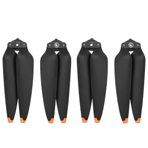Leichte Propeller mit niedrigem Geräuschersatz Kompatibel mit Luft 3S Air 3 8747f kompatible Drohnenflügelventilatoren Zubehör(2 Pairs Orange) von DPLBAZHC