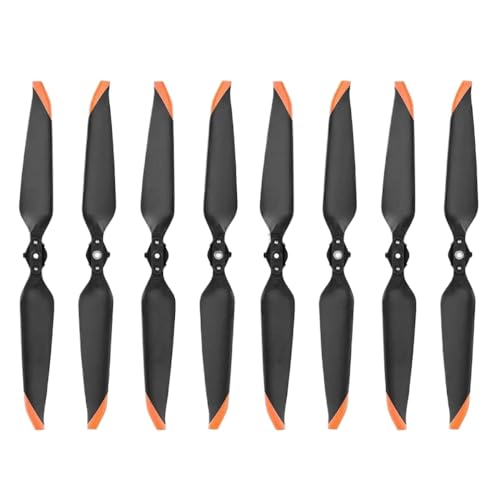 Leichte Schnellfreisetzungsfaltungsabläufe Propeller -Ersatzkompatibel mit verschiedenen Drohnenmodellen 3 Pro Classic 3t 3e 3M(4 Pairs) von DPLBAZHC
