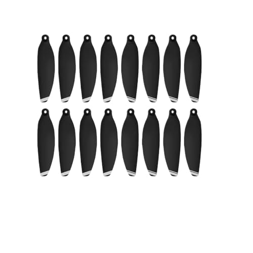 Leichter Propellerersatz Kompatibel mit 2/SE -Drohne 4726 kompatible Flügelventilatoren Zubehör(Black Silver 16pcs) von DPLBAZHC