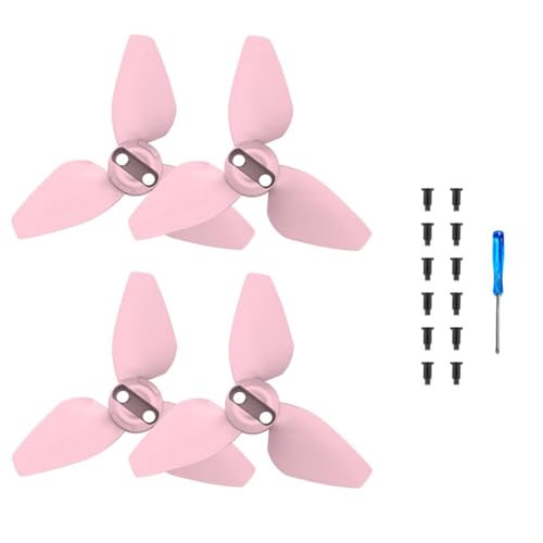 Leichtes Ersatzpropeller -kompatibel mit NEO -Handheld -Drohne in Mehreren Farben Kompatibel mit eine verbesserte Leistung erhältlich(Pink) von DPLBAZHC