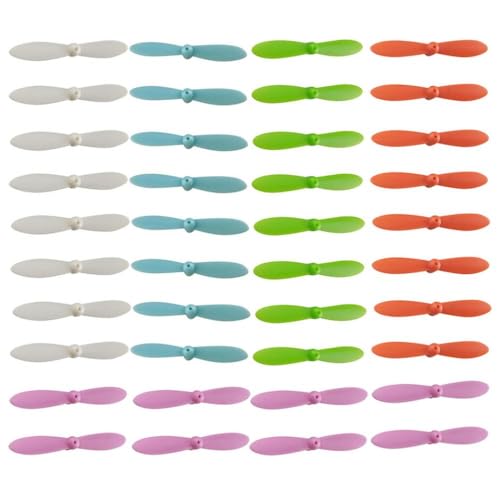 Multicolor -Ersatzpropeller -Set Kompatibel mit kompatible Drohnen 20/40pcs Air -Crew -Backup -Zubehör(40pcs Multicolor) von DPLBAZHC