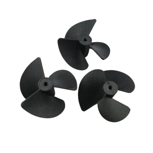 Nylon 3-Propeller mit 2 mm Wellenloch-Universal-Paddel Kompatibel mit Bootslüfstoff-Kunststoff-Paddel von DPLBAZHC