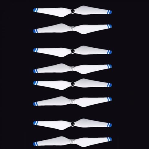 Propeller für den Tarn-Release-Propeller für kompatible Phantom 3 und 2 Austauschbarer 9450 selbst sperren Flügelventilatoren Ersatzzubehör(8Pcs Blue Tip) von DPLBAZHC