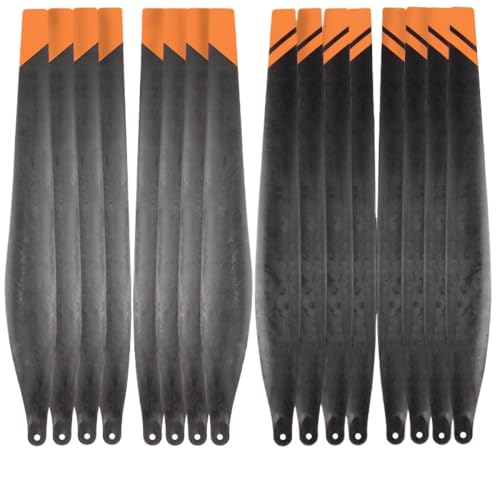 Propeller landwirtschaftlicher Drohnen -Propeller kompatibel mit T20P T40 T50 Serie Kohlefaser Kunststoff Mix CW CCW Propellers Accessoires(Set of 16pcs) von DPLBAZHC