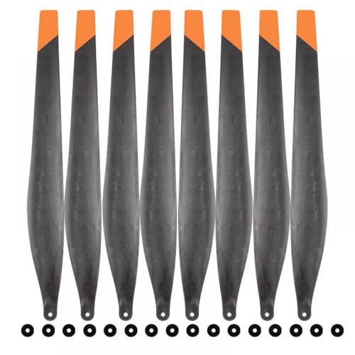 Propeller landwirtschaftlicher Drohnen -Propeller kompatibel mit T20P T40 T50 Serie Kohlefaser Kunststoff Mix CW CCW Propellers Accessoires(Set of 8pcs U5413) von DPLBAZHC