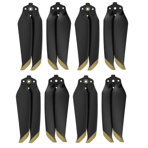 Schnellfreigabe -Propeller Kompatibel mit kompatible Luft 2S -Luft 2 niedrige Geräuschpaddel Ersatzteil -Reparaturzubehör(Black Gold 8pcs) von DPLBAZHC