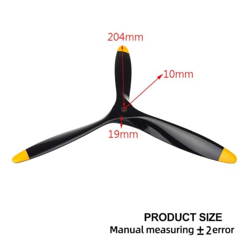 Schwarz -Gelbe Buchenholz Propeller mit 3 in Größen erhältlich 14 15 16 17 18 20 21 Zoll(16x10inch) von DPLBAZHC