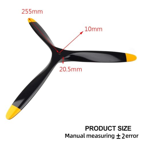 Schwarz -Gelbe Buchenholz Propeller mit 3 in Größen erhältlich 14 15 16 17 18 20 21 Zoll(20x10inch) von DPLBAZHC