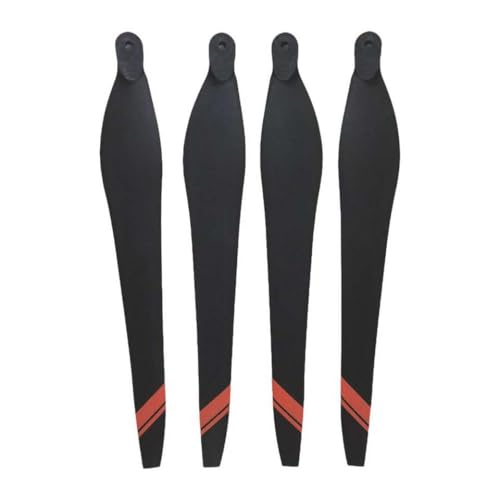 Set von 4 Propellern Modell 36190 kompatibel mit Quadcopter -Drohnenkomponenten(Black Red) von DPLBAZHC