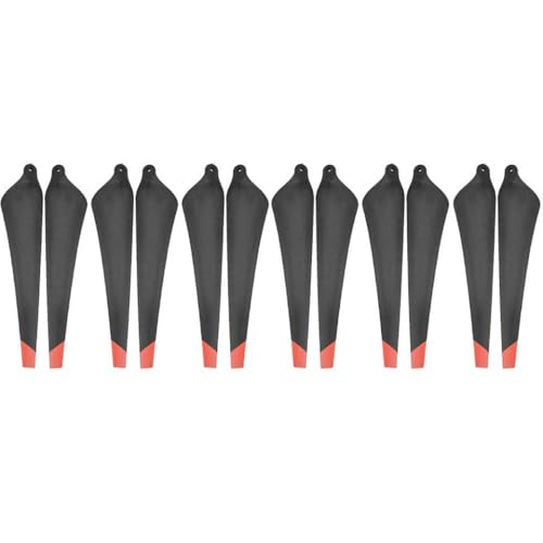 T30 Propeller 3820S kompatibler Kohlefaser -Nylon -Mischung CW CCW Kompatibel mit Acriculture Drohnenreparaturzubehör(Orange Props 12pcs) von DPLBAZHC