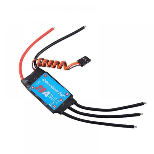 Universelle 12A-200A Bidirektionale bürstenlose ESC Kompatibel mit RC-Autos und pneumatische Unterwasserpropeller(20A (2-3S)) von DPLBAZHC