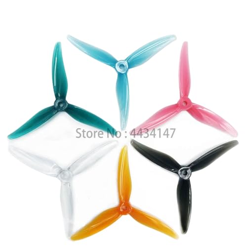 Upgrade Hurricane 51466 MCK V2 3-teiliger Propeller-Set kompatibel mit 5-Zoll-RC-FPV-Rennsport- und Freestyle-Drohnen DIY-Teile(4Pairs Yellow) von DPLBAZHC