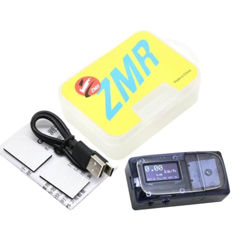 ZMR -GPS -Geschwindigkeits -Detektor -Tachometer Kompatibel mit RC -Flugzeuge Drohnen -Autos und andere Geschwindigkeitsmessungen im Freien im Freien von DPLBAZHC