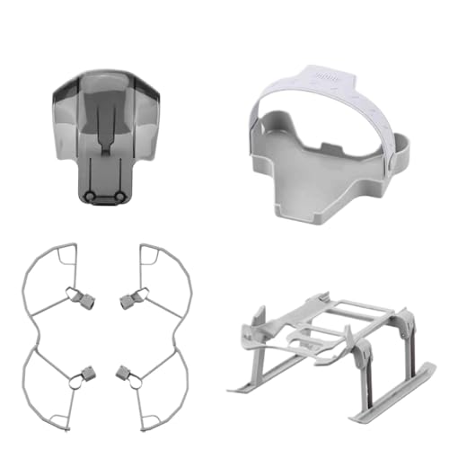 Zubehör -Kit Kompatibel mit kompatible 3 Pro -Objektivkappen -Propeller -Guard Faltbarer Erweiterung Beinhalter -Fahrwerk Kompatibel mit 3 Combo(Set D for mini 3) von DPLBAZHC