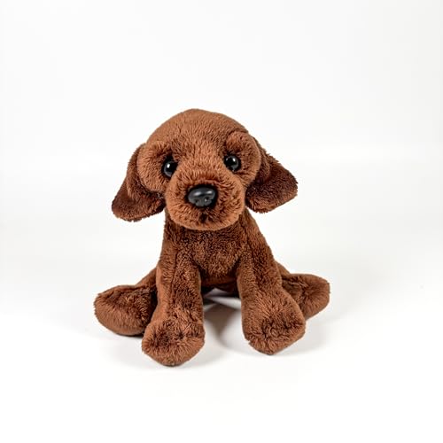 Fundación Bocalan Plüschtier, Labrador Schokolade, sitzend, 12 cm, ab 0 Monaten (DeQube 939D00254) von DQB DeQUBE