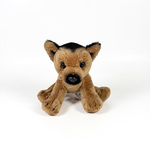 Fundación Bocalan Plüschtier, Schäferhund, sitzend, 12 cm, ab 0 Monaten (DeQube 939D00255) von DQB DeQUBE