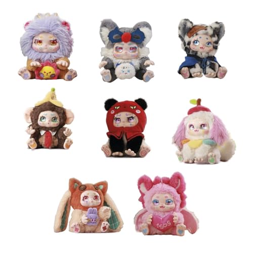 KIMMON Blind Box Plüschfigur zum Sammeln, Serie Regain Myself, beweglich, 6 Figuren + 2 Geheimnisse, 16-18 cm, 1 zufällige Einheit (Deqube 920D00313) von DQB DeQUBE