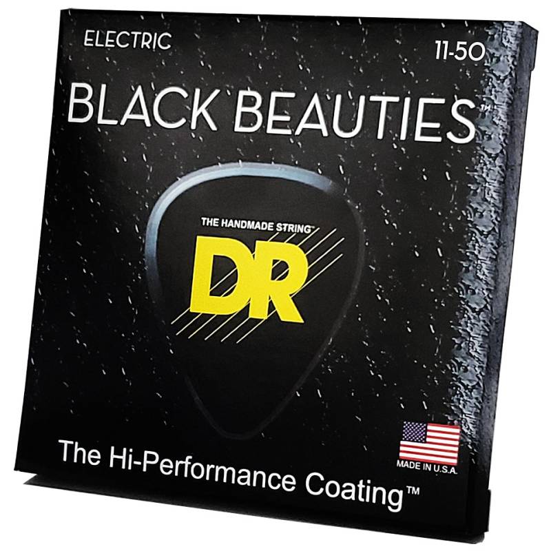 DR Strings Black Beauties BKE-11 Heavy Saiten E-Gitarre von DR Strings