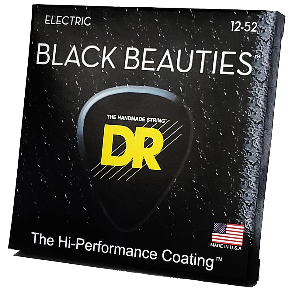 DR Strings Black Beauties BKE-12 Extra Heavy Saiten E-Gitarre von DR Strings