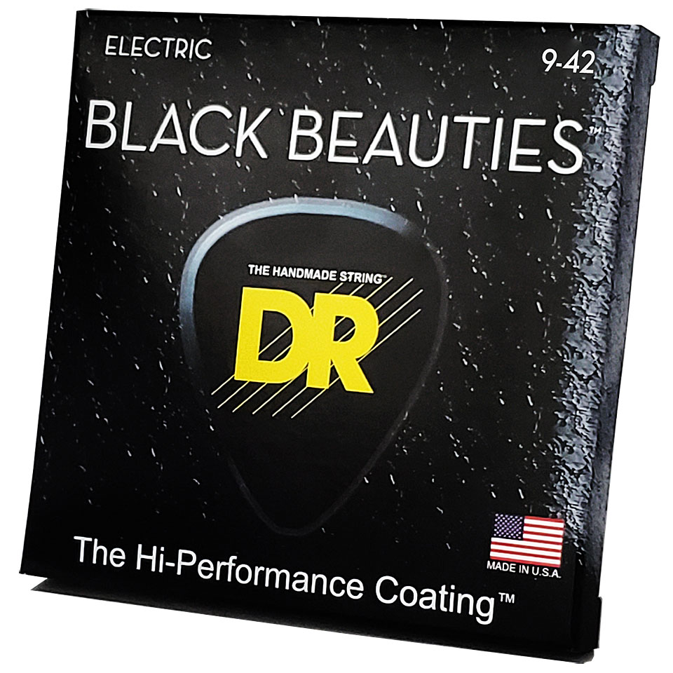 DR Strings Black Beauties BKE-9 light Saiten E-Gitarre DR Strings Black Beauties BKE-9 light Saiten E-Gitarre von DR Strings