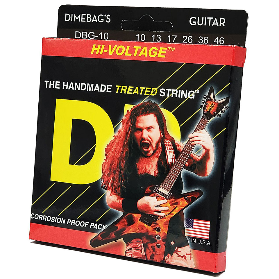 DR Strings Dimebag Hi Voltage DBG-10 Medium Saiten E-Gitarre von DR Strings