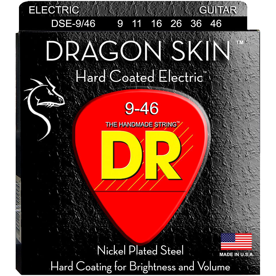 DR Strings Dragon Skin Electric DSE-9/46 Lite-N-Heavy Saiten von DR Strings