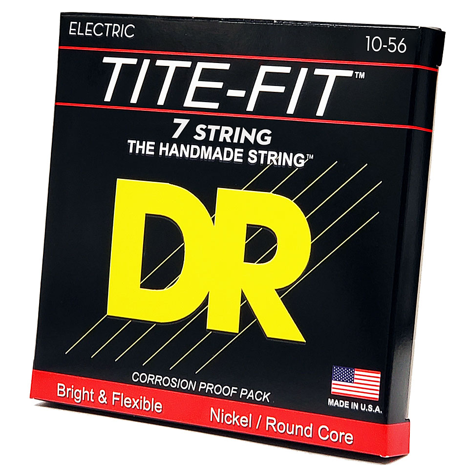 DR Strings Tite-Fit MT7-10 7-String Medium .010-056 Saiten E-Gitarre DR Strings Tite-Fit MT7-10 7-String Medium .010-056 Saiten E-Gitarre von DR Strings