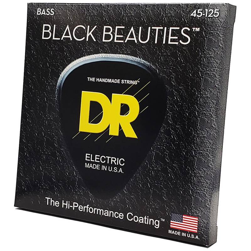 DR Strings Black Beauties BKB5-45 Saiten E-Bass von DR Strings