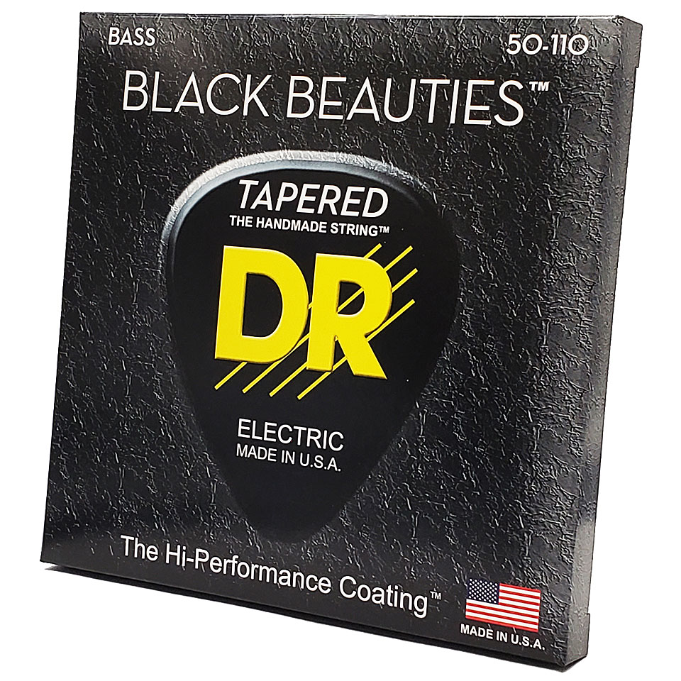 DR Strings Black Beauties Tapered BKBT-50 050-110 Saiten E-Bass von DR Strings