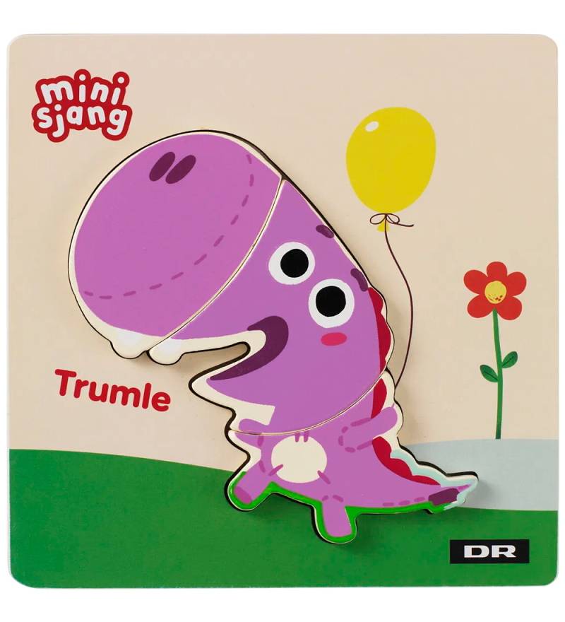 DR Holzpuzzle - 3 Teile - Trumle - DR - One Size - Puzzlespiele DR Holzpuzzle - 3 Teile - Trumle - DR - One Size - Puzzlespiele von DR