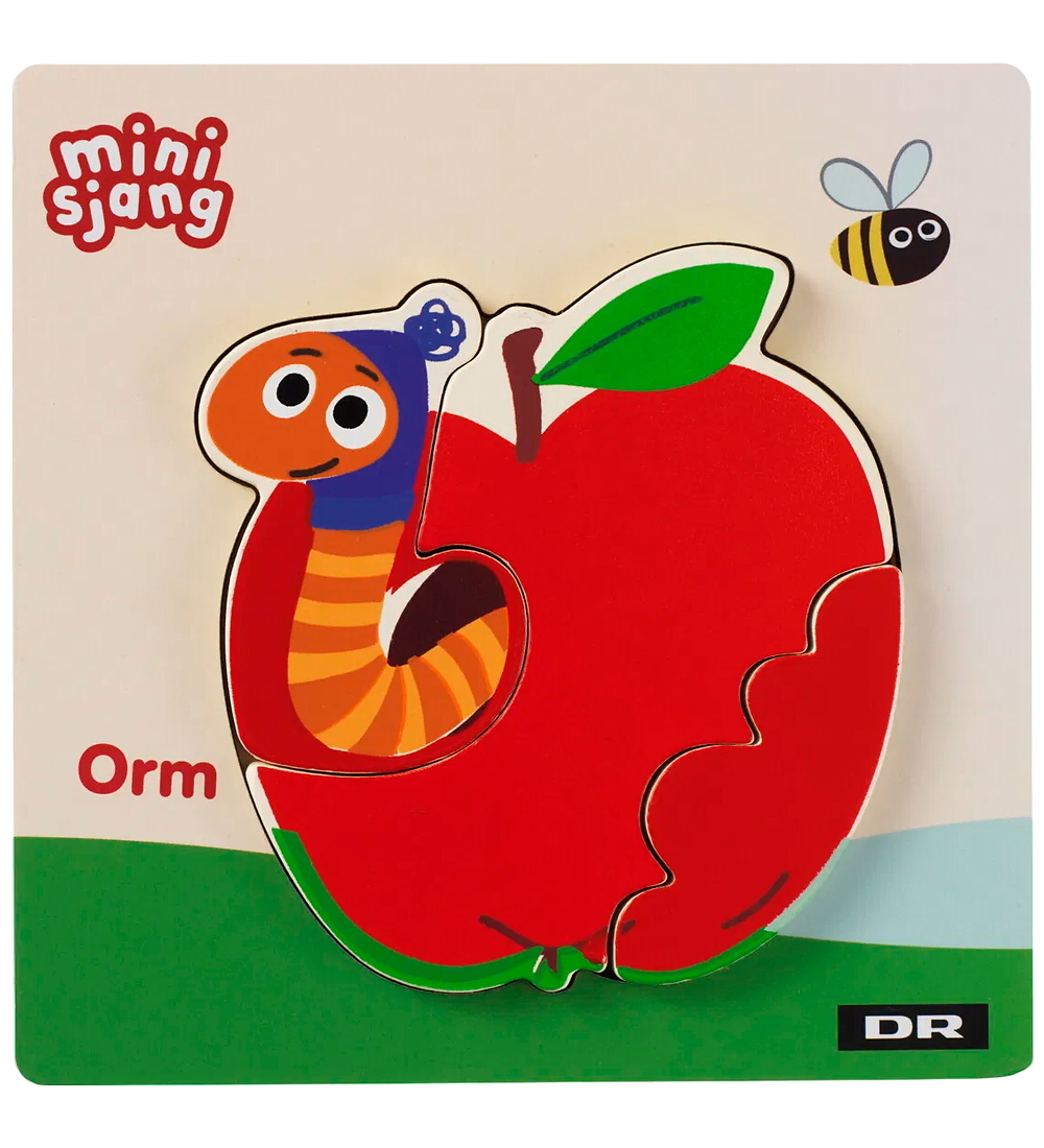 DR Holzpuzzle - 3 Teile - Wurm - DR - One Size - Puzzlespiele DR Holzpuzzle - 3 Teile - Wurm - DR - One Size - Puzzlespiele von DR