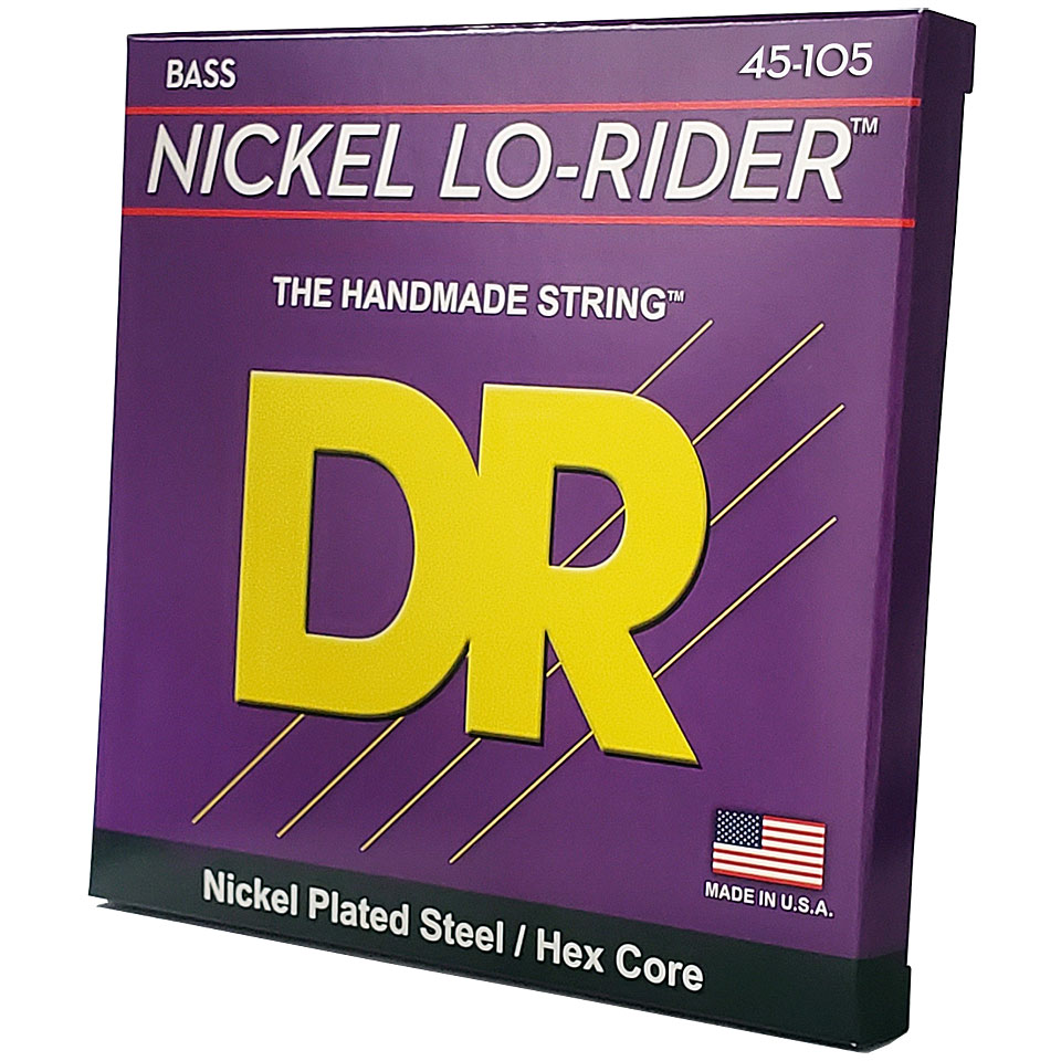 DR Strings Lo-Rider NMH-45 .045-105 Saiten E-Bass von DR Strings
