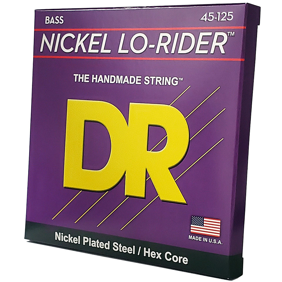 DR Strings Lo-Rider NMH5-45 .045-125 Saiten E-Bass DR Strings Lo-Rider NMH5-45 .045-125 Saiten E-Bass von DR Strings