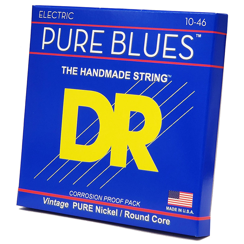 DR Strings Pure Blues PHR-10 Medium .010-046 Saiten E-Gitarre DR Strings Pure Blues PHR-10 Medium .010-046 Saiten E-Gitarre von DR Strings