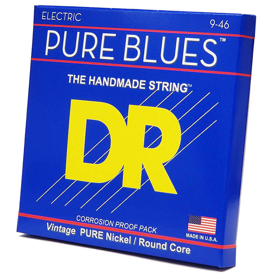 DR Strings Pure Blues PHR-9/46 Lite to Medium .009-046 Saiten von DR Strings