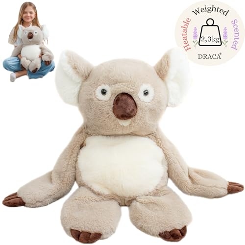 DRACA Weighted Stuffed Animal Gewichtskuscheltier 2,3kg | Gewichtstiere Kinder Anxiety Toy Weighted Plush | Gewicht Kuscheltier | Gewichtskuscheltier für Erwachsene und Kinder | Koala Kuscheltier DRACA Weighted Stuffed Animal Gewichtskuscheltier 2,3kg | Gewichtstiere Kinder Anxiety Toy Weighted Plush | Gewicht Kuscheltier | Gewichtskuscheltier für Erwachsene und Kinder | Koala Kuscheltier von DRACA