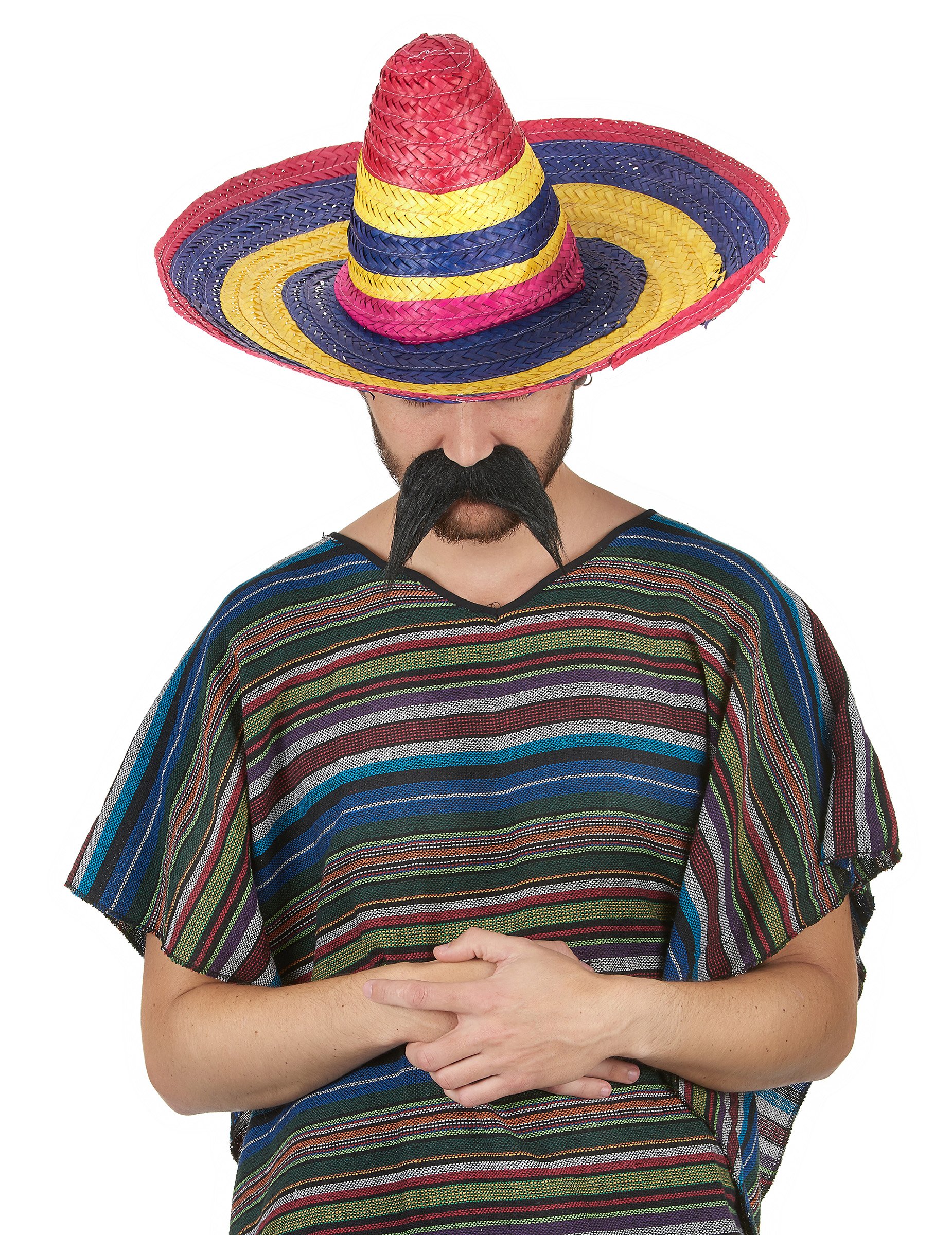 Sombrero-Hut Erwachsene bunt Sombrero-Hut Erwachsene bunt von KARNEVAL-MEGASTORE