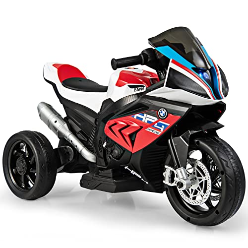 DREAMADE 6V Elektro Kinder Motorrad mit Scheinwerfer und Musik, Elektromotorrad mit 2 Stützrädern, Kindermotorrad bis 3km/h, Elektrisches Motorrad für Kinder ab 3 Jahre, bis zu 30 kg belastbar (Rot) DREAMADE 6V Elektro Kinder Motorrad mit Scheinwerfer und Musik, Elektromotorrad mit 2 Stützrädern, Kindermotorrad bis 3km/h, Elektrisches Motorrad für Kinder ab 3 Jahre, bis zu 30 kg belastbar (Rot) von DREAMADE