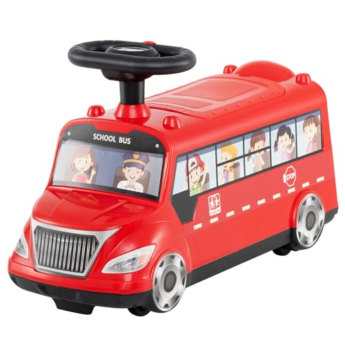 DREAMADE Rutschauto, Mini-Schulbus mit Musik, Lenkrad & Stauraum, Rutscherfahrzeug für Kinder 19-36 Monate DREAMADE Rutschauto, Mini-Schulbus mit Musik, Lenkrad & Stauraum, Rutscherfahrzeug für Kinder 19-36 Monate von DREAMADE