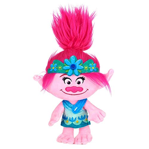 Posh Paws 37399 Trolls World Tour Poppy, Plüschtier, 28 cm, Mehrfarbig von Posh Paws