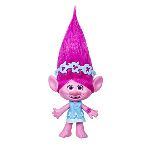 Trolls C1308 Musik-Figur Poppy, 22 cm (Französische Version) von DREAMWORKS TROLLS