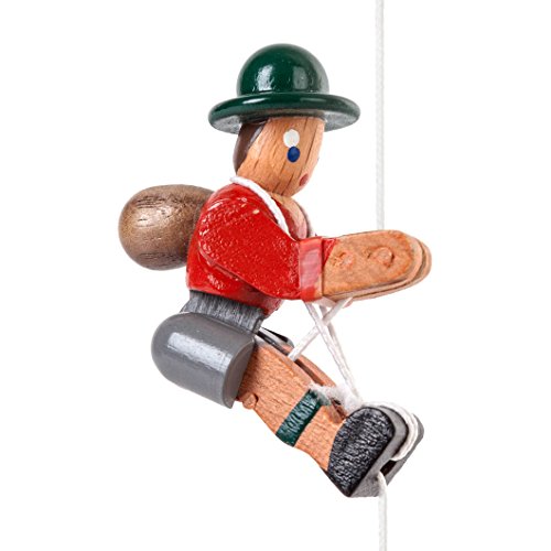 DREGENO Kletterfigur Bergsteiger, Spielzeug aus Holz, Geschenk für Kinder, von DREGENO SEIFFEN - Original erzgebirgische Handarbeit von DREGENO Seiffen