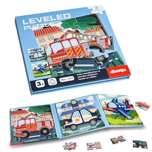 DRERIO Magnetische Puzzles Transportieren Educational Travel Toys, 12-16-20 Stück Learning Magnet Puzzles 3 Motives Puzzle Bücher, 3-5 Jahre alt Travel Games für Road Trip, Kinder Geschenke DRERIO Magnetische Puzzles Transportieren Educational Travel Toys, 12-16-20 Stück Learning Magnet Puzzles 3 Motives Puzzle Bücher, 3-5 Jahre alt Travel Games für Road Trip, Kinder Geschenke von DRERIO